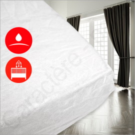 Funda protectora de colchón impermeable para camas de niños y cunas – Ajustable – en tres tamaños – 20 unidades 