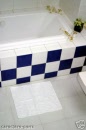 Tapete de banho descartável- 20 peças- com lado absorbante- um lado para o chão