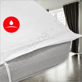 Protector de colchón impermeable simple – Acolchado – en dos tamaños – 50 unidades 